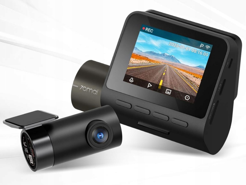 70mai Kamera Samochodowa Wideorejestrator Dash Cam A200 + Kamera cofania RC11 (Zestaw)