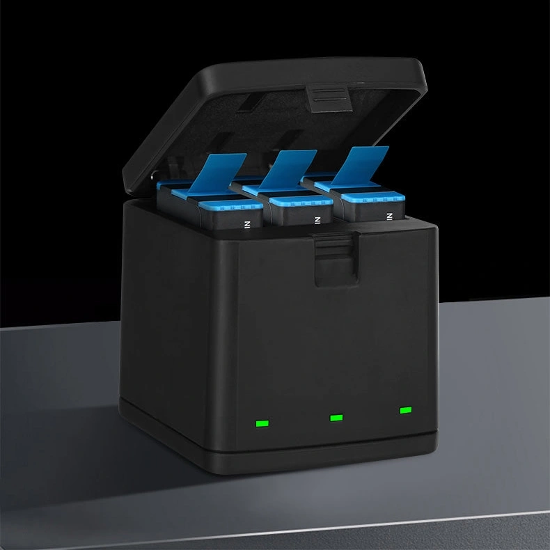 Ładowarka trójkanałowa TELESIN + 2 akumulatory do GoPro Hero 8 / 7 / 6 / 5