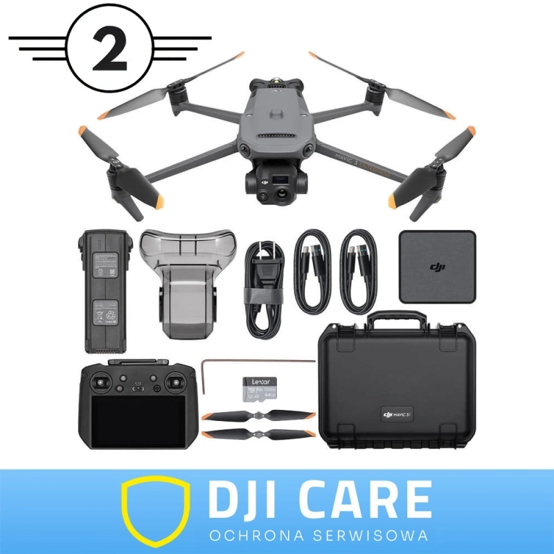Dron DJI Mavic 3 Thermal C2 + DJI Care