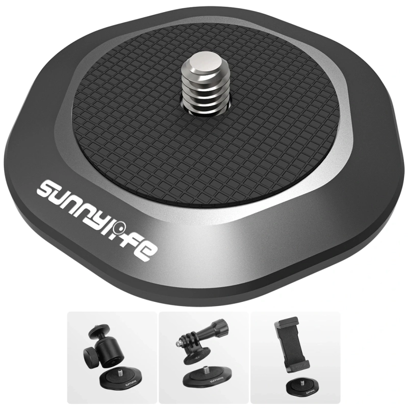 Adapter magnetyczny Sunnylife z gwintem 1/4" do kamer sportowych