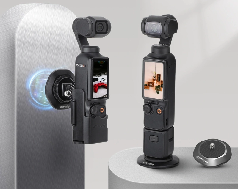 Adapter magnetyczny Sunnylife z gwintem 1/4" do kamer sportowych