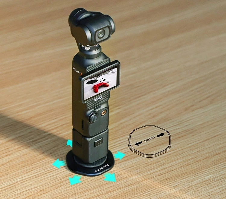 Adapter magnetyczny Sunnylife z gwintem 1/4" do kamer sportowych