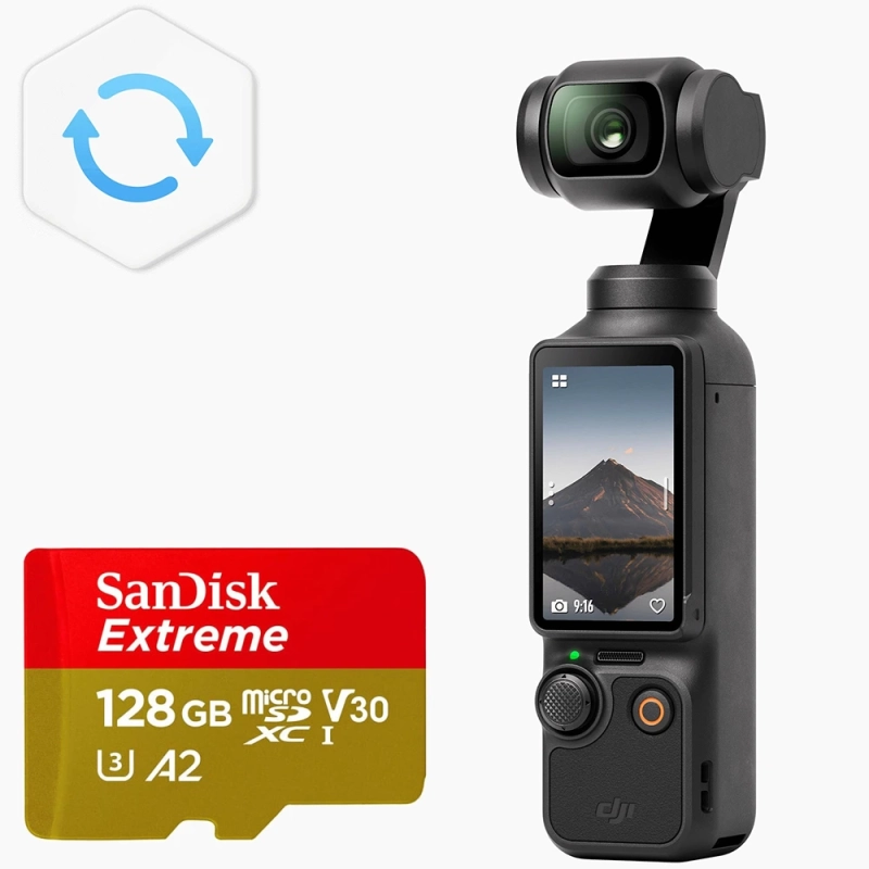 Kamera DJI Osmo Pocket 3 Creator Combo + Care 2 lata + Karta 128GB