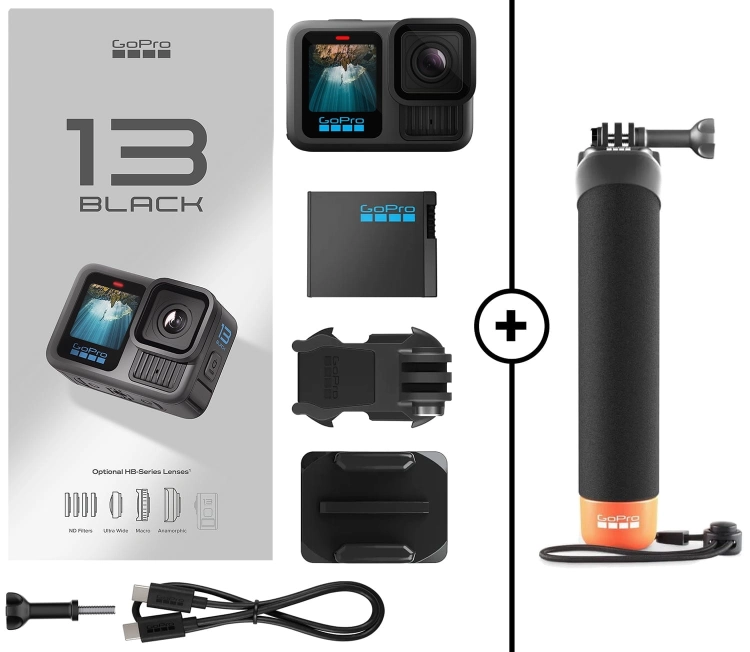 Kamera GoPro HERO 13 Black + Uchwyt wypornościowy GoPro The Handler