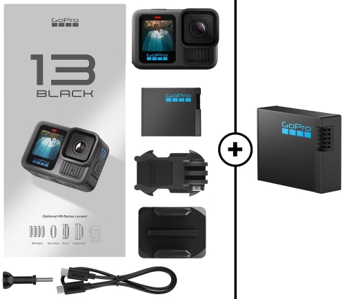 Kamera GoPro HERO 13 Black + Oryginalny akumulator GoPro Enduro