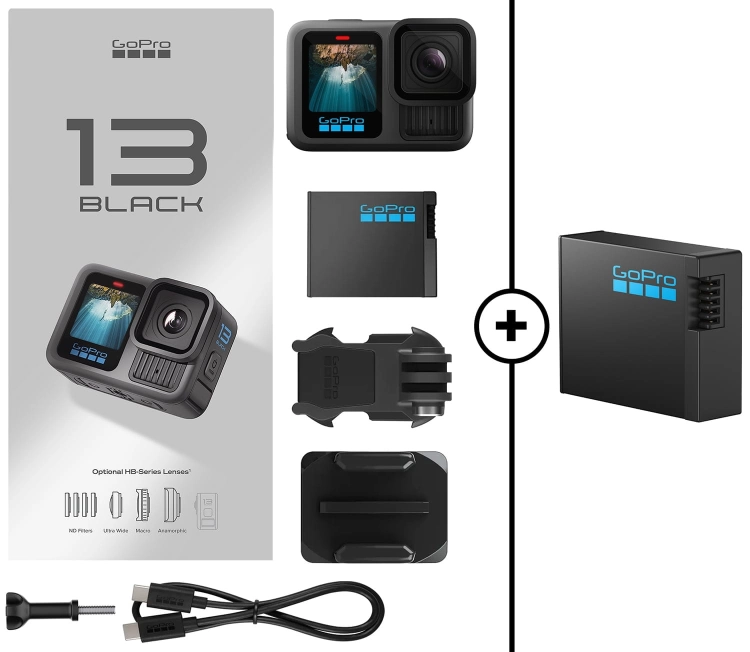 Kamera GoPro HERO 13 Black + Oryginalny akumulator GoPro Enduro