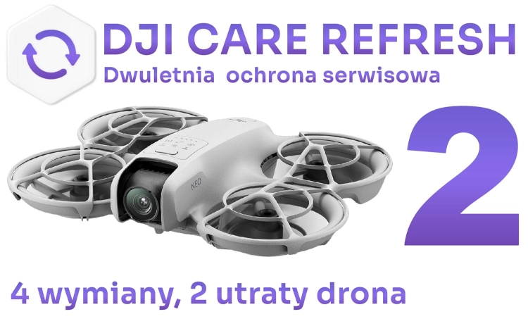 DJI Care Refresh dla DJI Neo - dwuletni plan