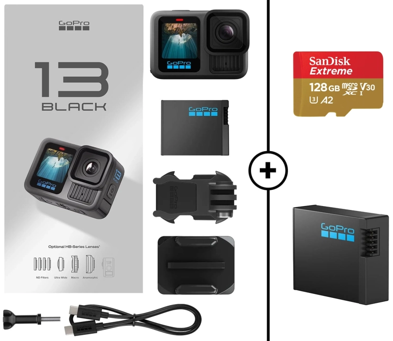 Zestaw Mini GoPro Hero 13 - co w zestawie