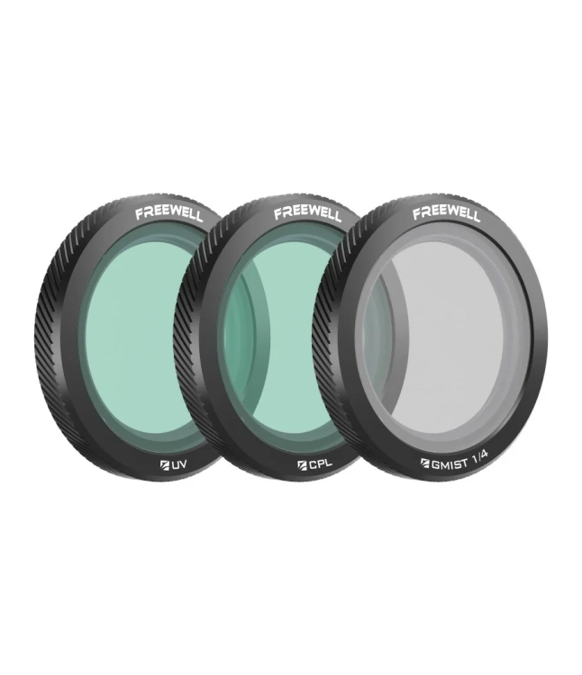 Zestaw 3 filtrów do DJI Neo FREEWELL Everyday (UV, CPL, GMIST 1/4)