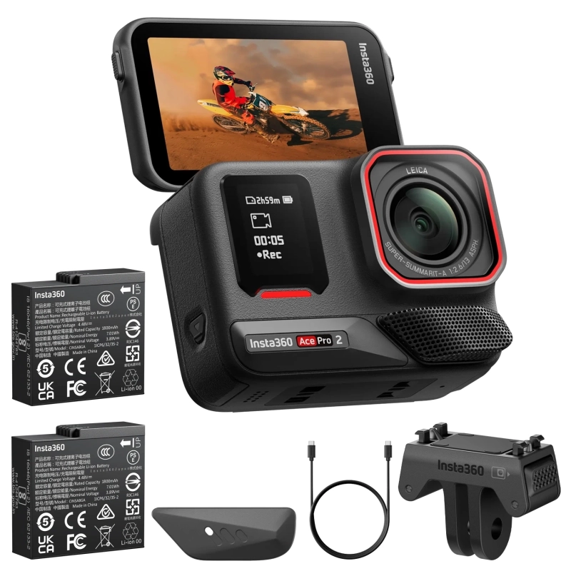 Kamera Insta360 Ace Pro 2 z podwójną baterią