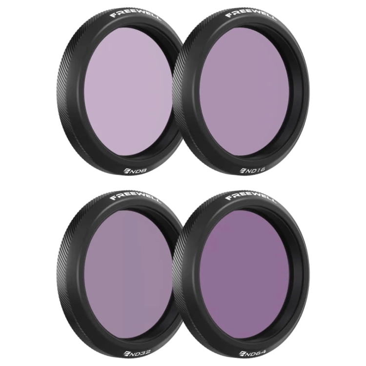 Zestaw 4 filtrów ND do DJI Osmo Action 5 Pro - FREEWELL Standard Day