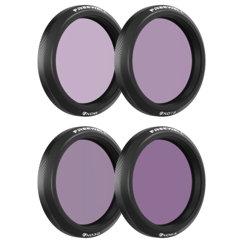 Zestaw 4 filtrów ND do DJI Osmo Action 5 Pro - FREEWELL Standard Day