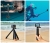 Wodoodporny tripod, selfie-stick Telesin do kamer sportowych - przykłady użycia