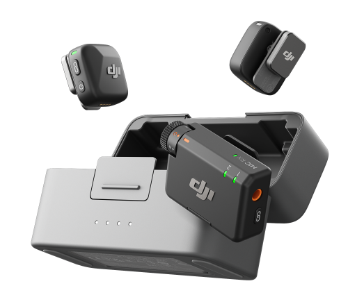DJI Mic Mini （2TX+1RX+Etui ładujące）- System mikrofonów bezprzewodowych