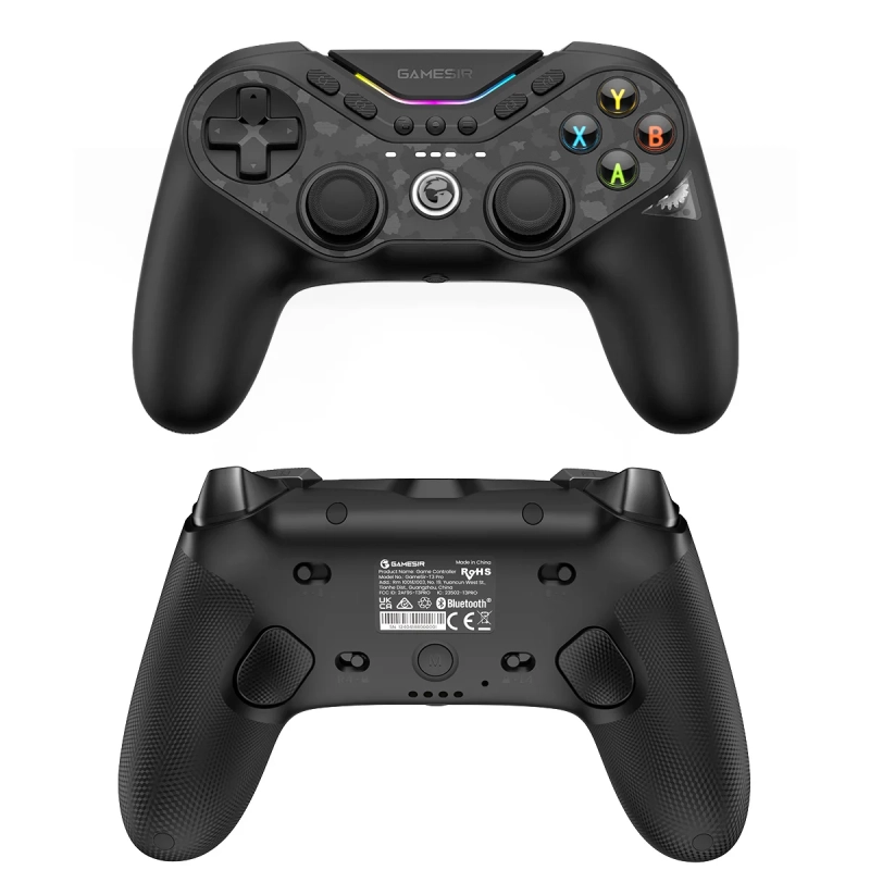 Kontroler GameSir Tarantula Pro - różne perspektywy (od przodu, od tyłu)