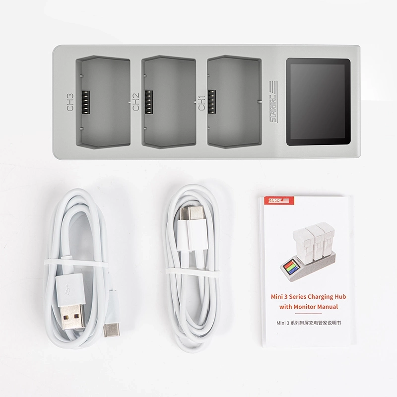 Ładowarka, hub StartRC do akumulatorów drona DJI Mini 4 Pro/ 3 Pro/ 3