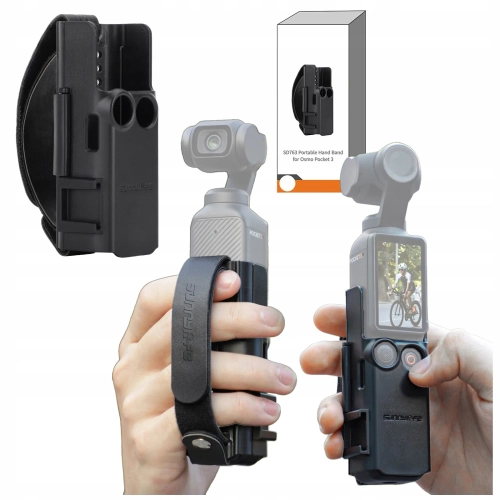 Etui / Uchwyt na dłoń z rzepem Sunnylife do kamery DJI Osmo Pocket 3