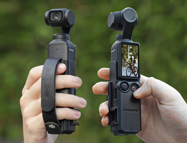 Etui / Uchwyt na dłoń z rzepem Sunnylife do kamery DJI Osmo Pocket 3