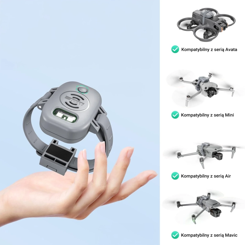 Tracker GPS, uniwersalny alarm do dronów DJI z diodą led STARTRC