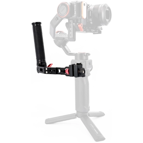 Uchwyt Sling Handgrip Hohem do gimbali iSteady M6, M7, MT2 zamocowany do gimbala z aparatem