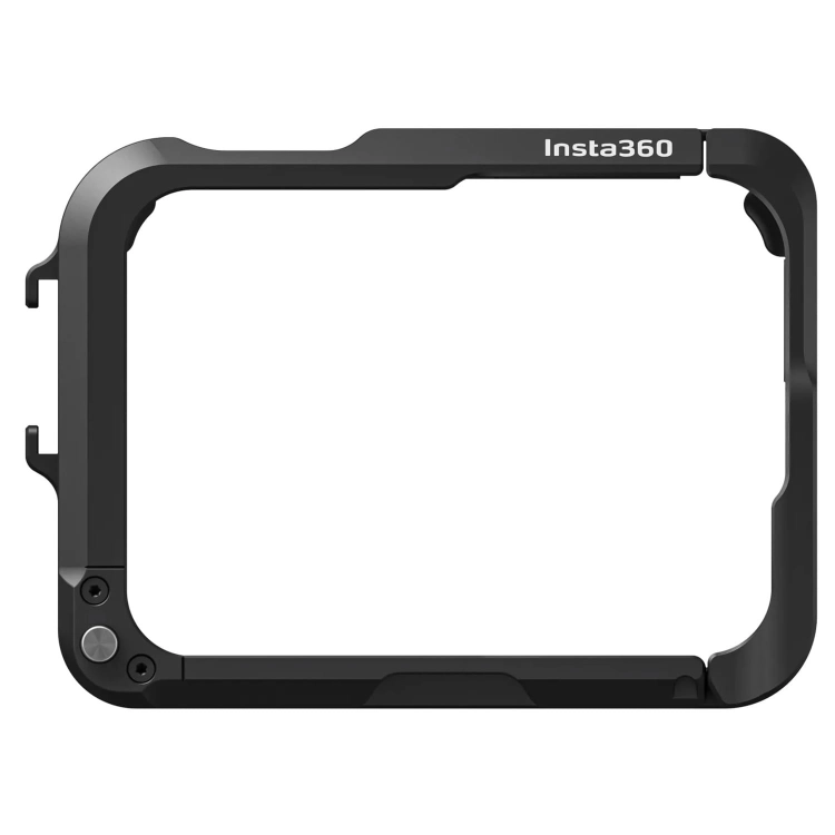 Metalowa ramka ochronna Insta360 Utility Frame do Ace Pro 2 / Ace Pro – widok z przodu z logo