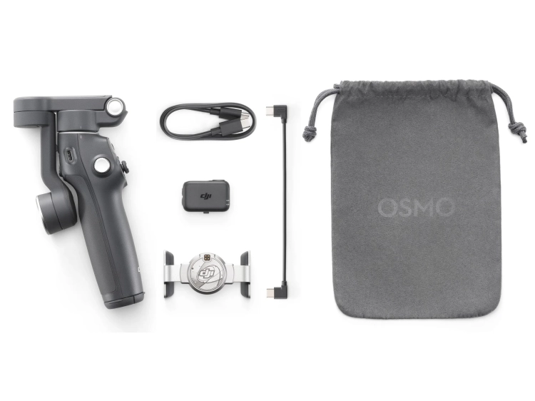 Stabilizator do telefonu DJI Osmo Mobile 7 Pro - zawartość zestawu
