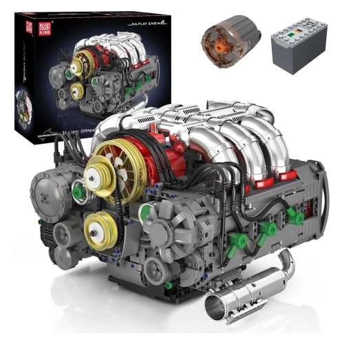 Klocki Mould King 10181 - silnik Flat-Six boxer z Porsche