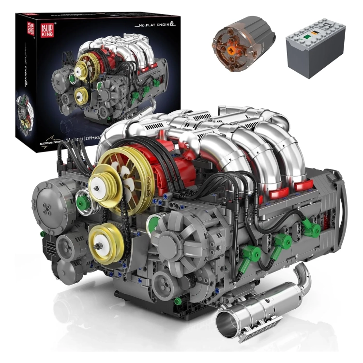 Klocki Mould King 10181 - silnik Flat-Six boxer z Porsche