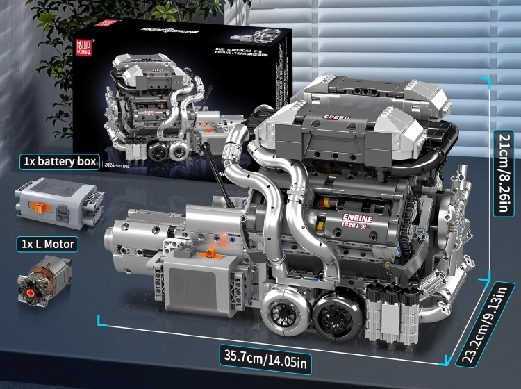 SIlnik W16 z superauta Bugatti Chiron
