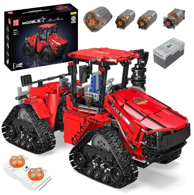 Klocki Mould King 18020S - traktor gąsienicowy Case IH Quadtrac 715 flystore.pl