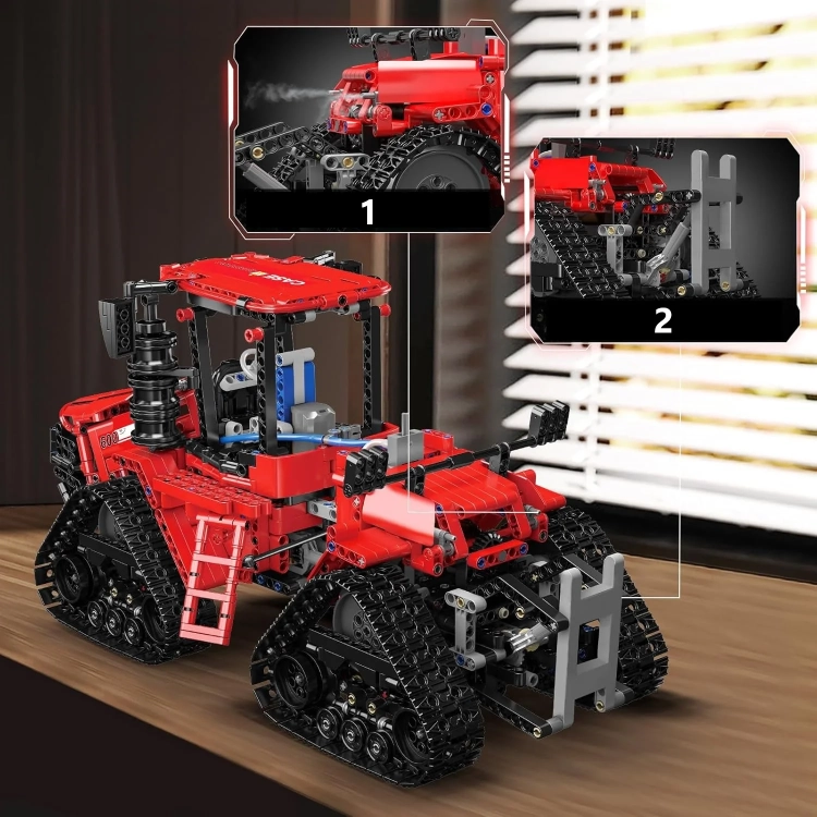 Klocki Mould King 18020S - traktor gąsienicowy