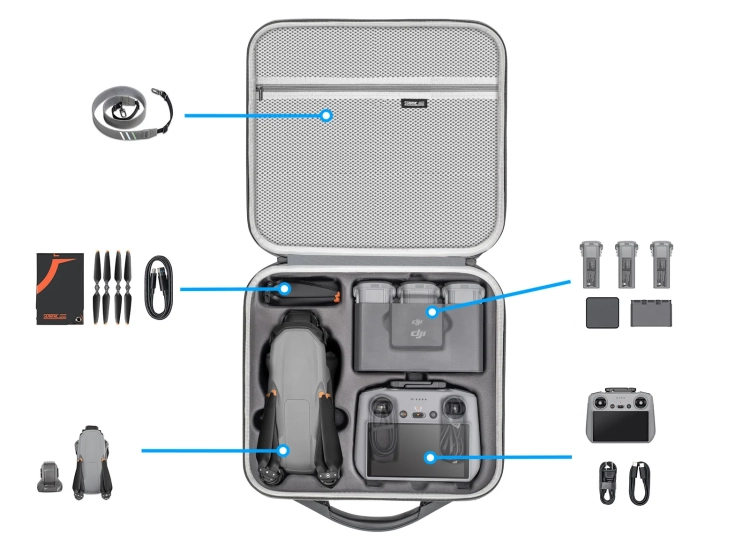 Torba STARTRC do drona DJI Air 3S Fly More Comb - pojemna i wygodna