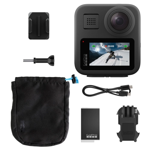Kamera sportowa GoPro Max 360 - zawartość opakowania