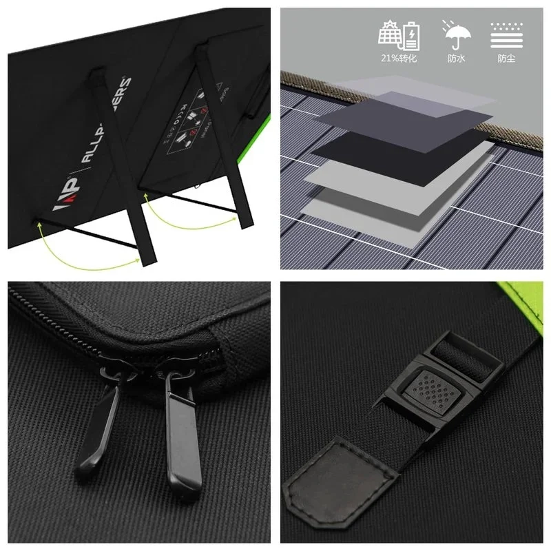 Przenośny panel fotowoltaiczny Allpowers SP-029 140W - jakość wykonania