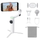 Gimbal Insta360 Flow 2 Pro Creator Bundle biały – gimbal ze smartfonem i akcesoria z zestawu