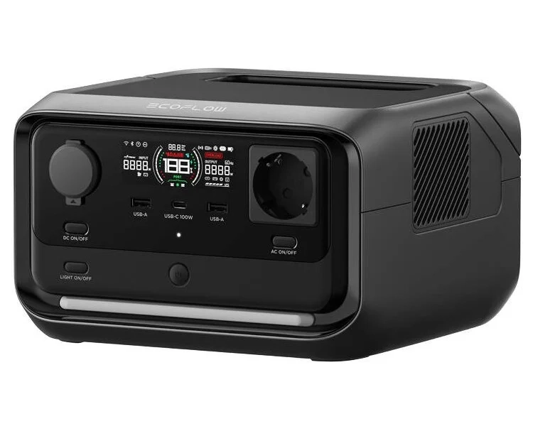 Przenośna stacja zasilania EcoFlow RIVER 3 Plus (UPS) na ukos