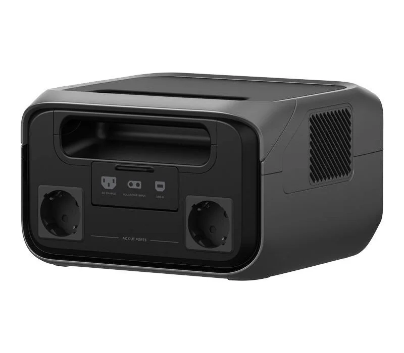 Przenośna stacja zasilania EcoFlow RIVER 3 Plus (UPS) od tyłu na ukos