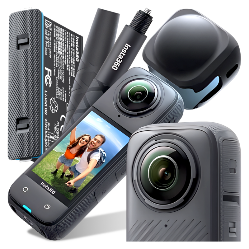 Zestaw podróżniczy z kamerą sportową Insta360 X4 Travel Bundle 8K 72MP RAW.png