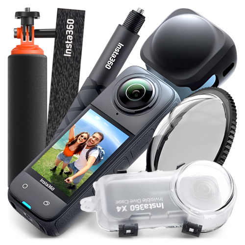 Zestaw do nurkowania z kamerą sportową Insta360 X4 Invisible Dive Bundle 8K.png