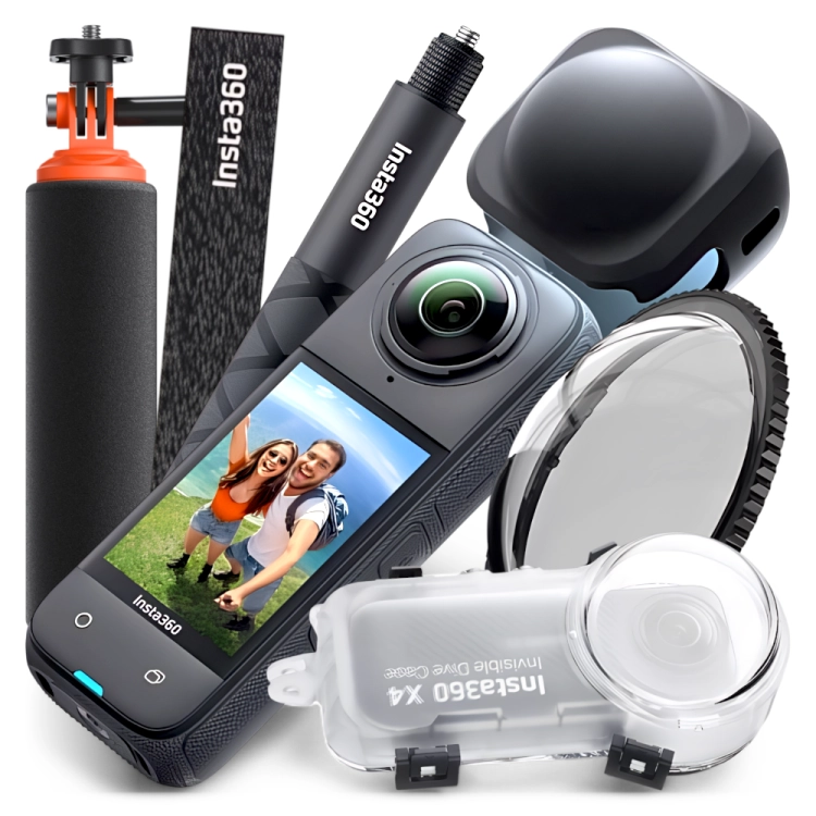 Zestaw do nurkowania z kamerą sportową Insta360 X4 Invisible Dive Bundle 8K.png