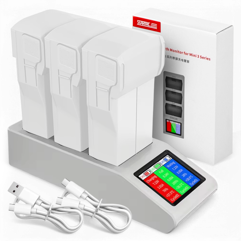 Ładowarka HUB dron DJI Mini 3  Mini 3 Pro  Mini 4 Pro 3aku wyśw. kolor.png