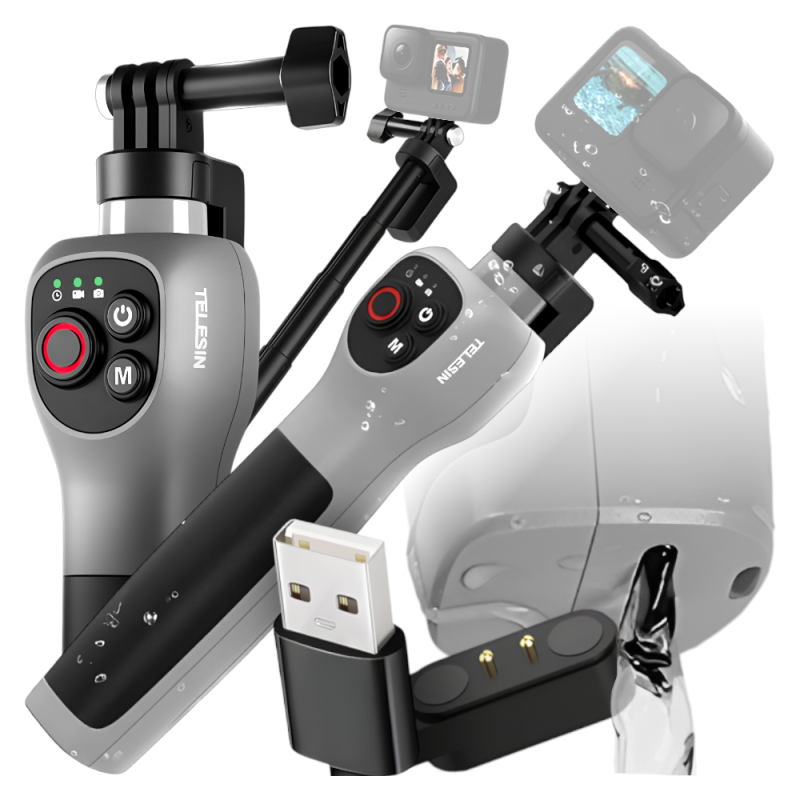 Wodoodporny kijek Selfie Stick wysięgnik + Pilot do GoPro 13 12 11 10 9 8.png