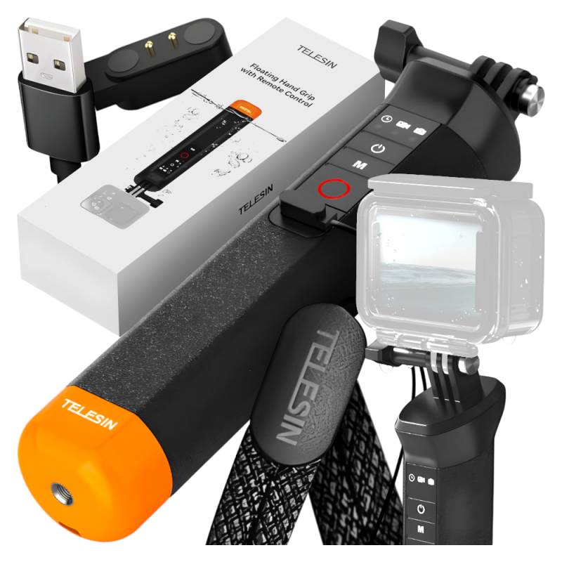 Uchwyt pływający z pilotem Bluetooth boja wodoodporna do GoPro 13 12 11 10.png