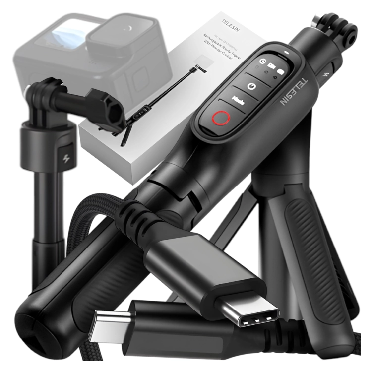 Kijek Monopod Selfie Stick 45cm Powerbank USB-C do Kamer GoPro 13 12 11 10.png