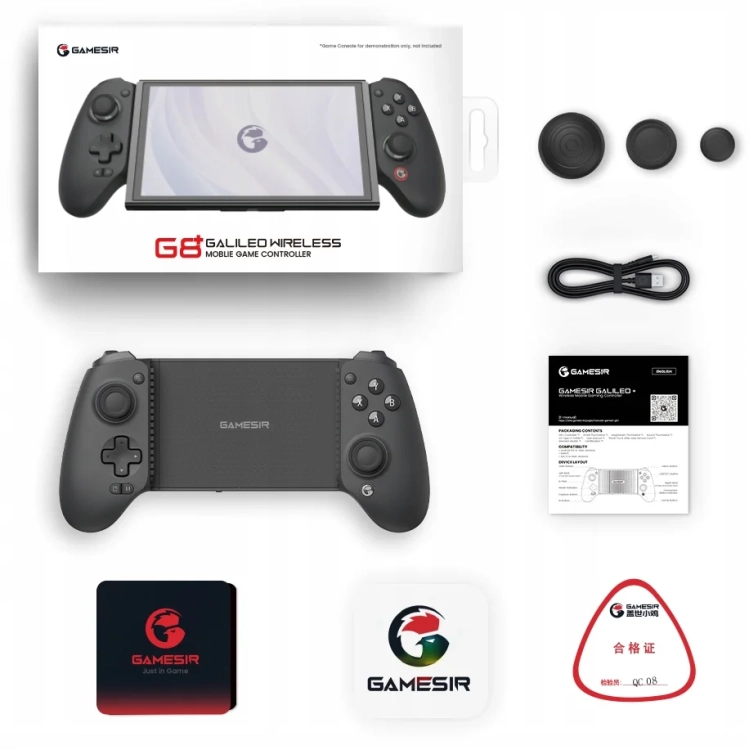 GameSir G8+ zawartość zestawu