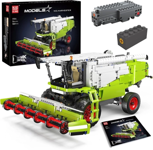 Klocki Mould King 17014S - zdalnie sterowany kombajn Claas Lexion