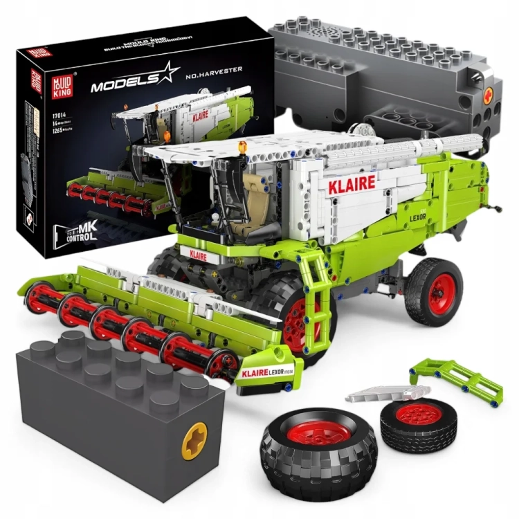 Klocki Mould King 17014S - zdalnie sterowany kombajn Claas