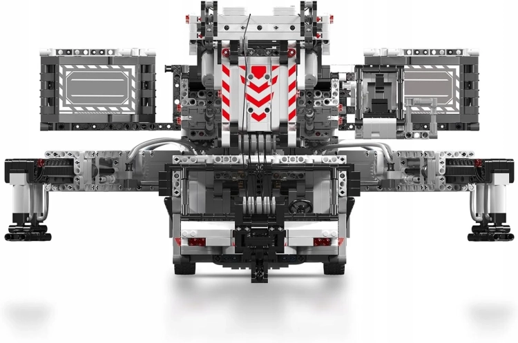 Klocki Mould King 17007 - zdalnie sterowany dźwig Liebherr LTM - podpory.webp