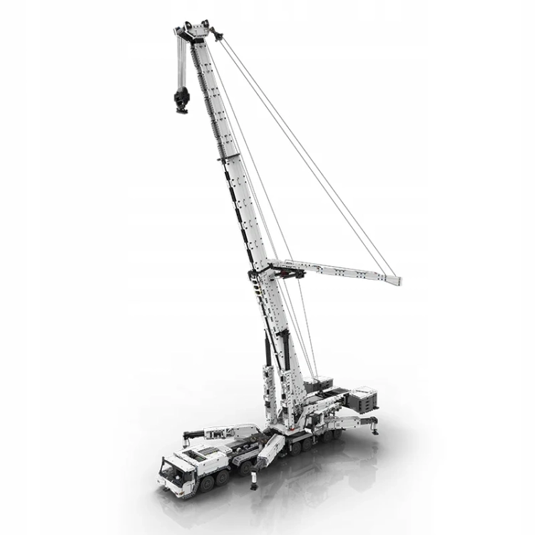 Klocki Mould King 17007 - zdalnie sterowany dźwig Liebherr LTM - rozłożony.webp