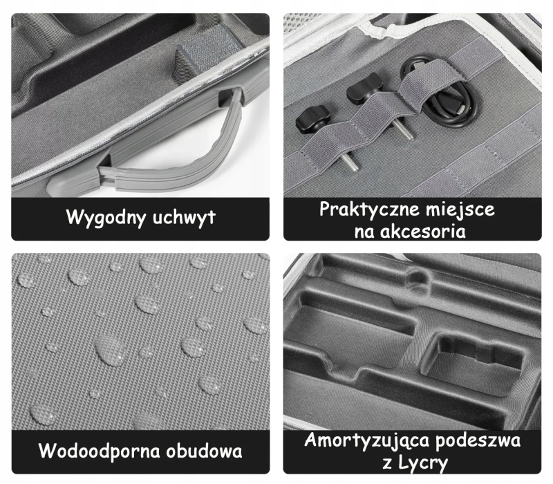 Etui transportowe STARTRC - do kamer DJI - praktyczne rozwiązania i funkcjonalność